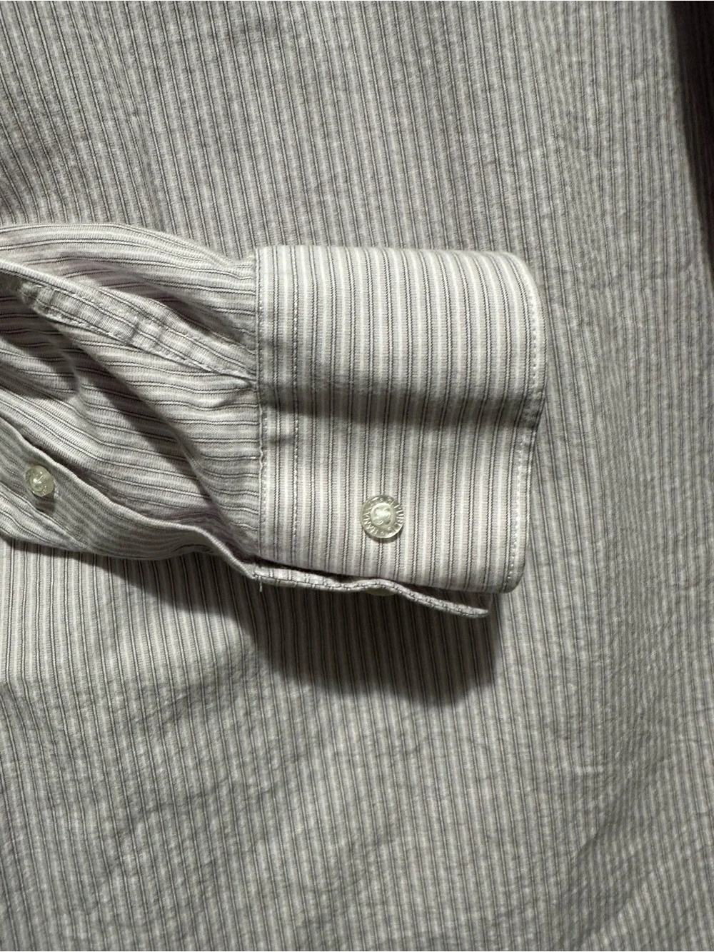 Banana Republic Men's Striped Dress Shirt